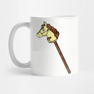 Yellow Stick Horse Mug